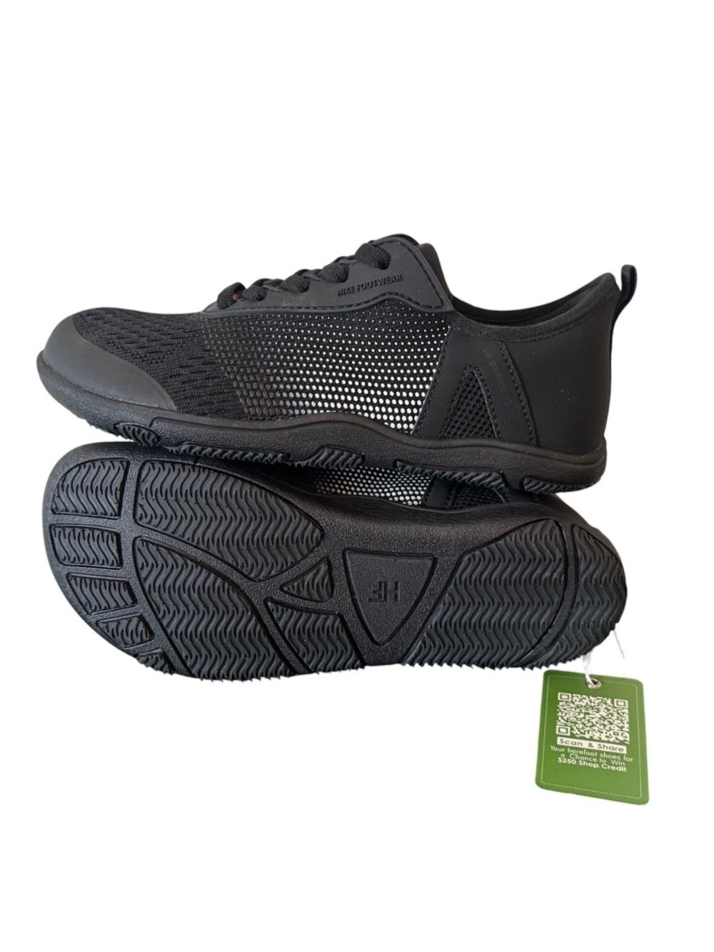Hike Footwear HF Stride Hands-Free & Ergonomic Barefoot Shoes Black Women's 6